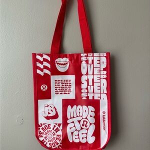 lululemon athletica Red Tote Bag